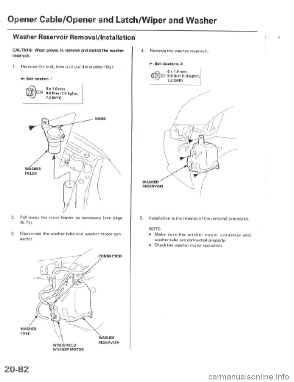 HONDA PRELUDE 1997  Service Repair Manual 
