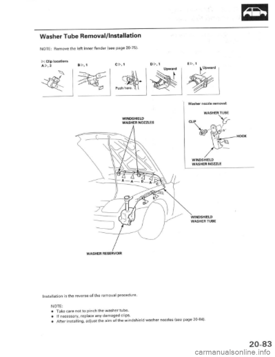 HONDA PRELUDE 1997  Service Repair Manual 