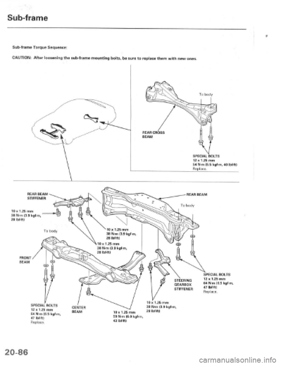 HONDA PRELUDE 1997  Service Repair Manual 