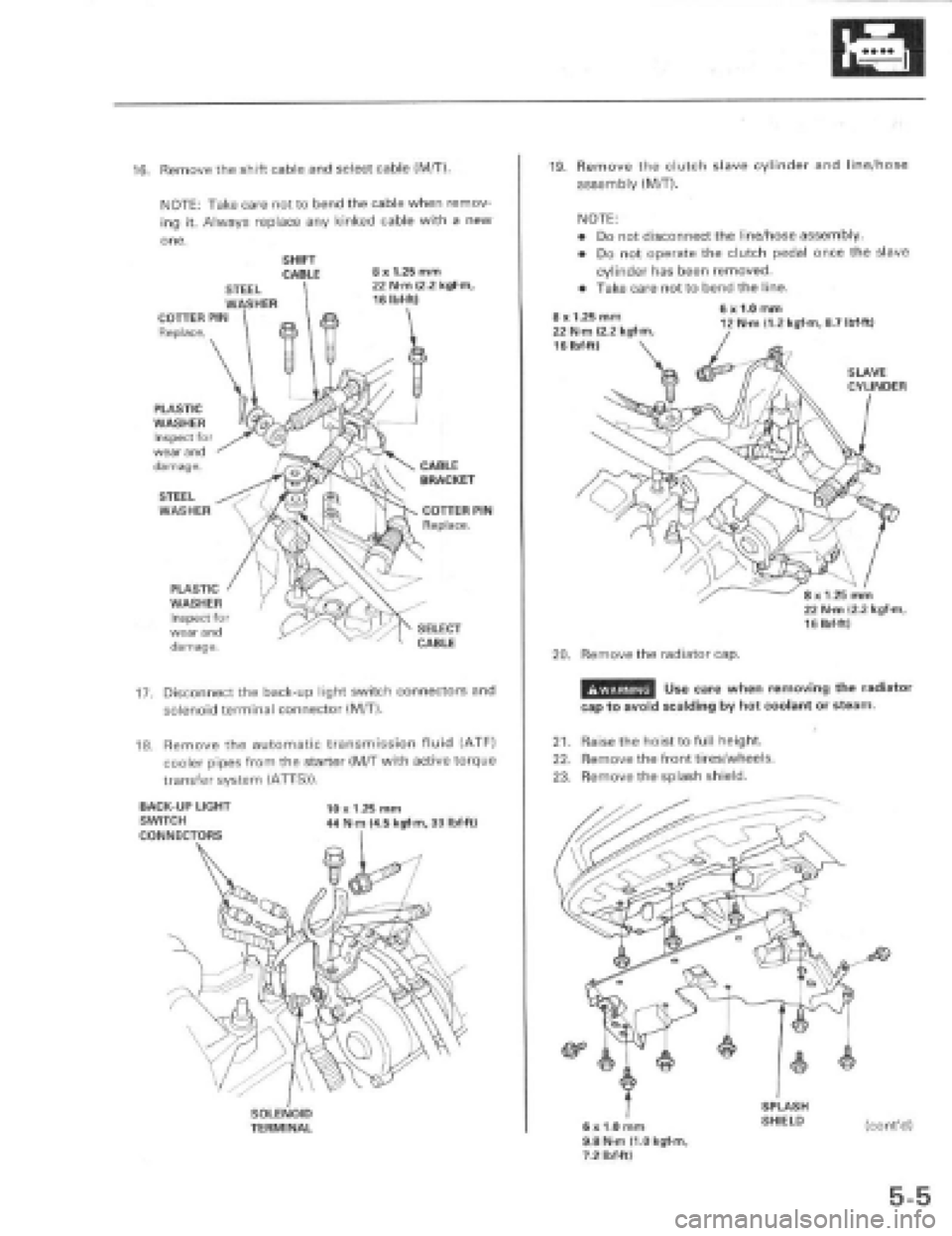 HONDA PRELUDE 1997  Service Repair Manual 