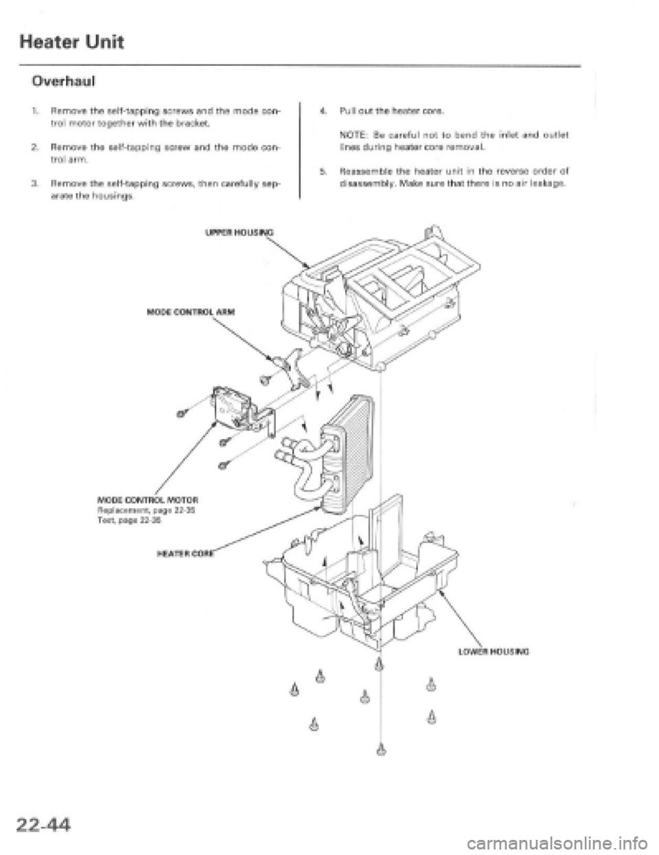 HONDA PRELUDE 1997  Service Repair Manual 