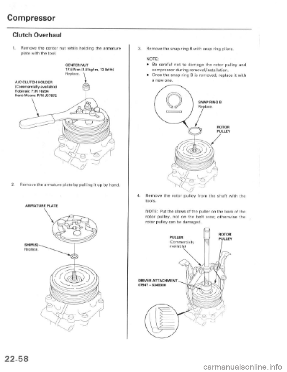 HONDA PRELUDE 1997  Service Repair Manual 