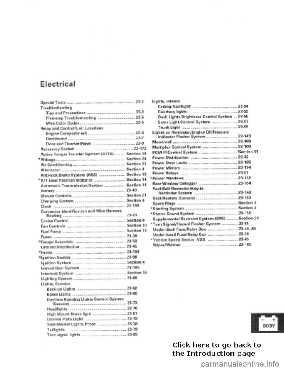 HONDA PRELUDE 1997  Service Repair Manual 