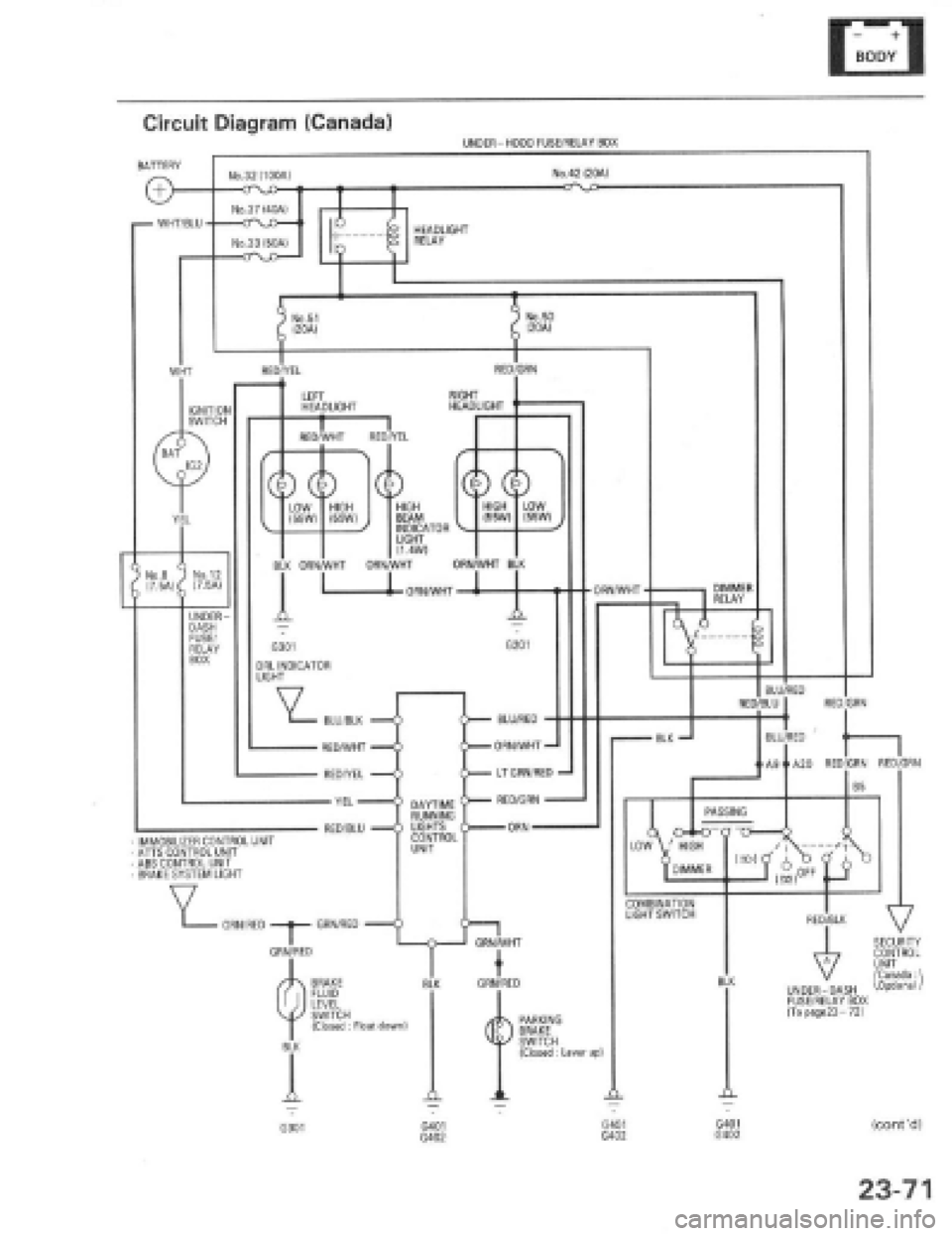 HONDA PRELUDE 1997  Service Repair Manual 