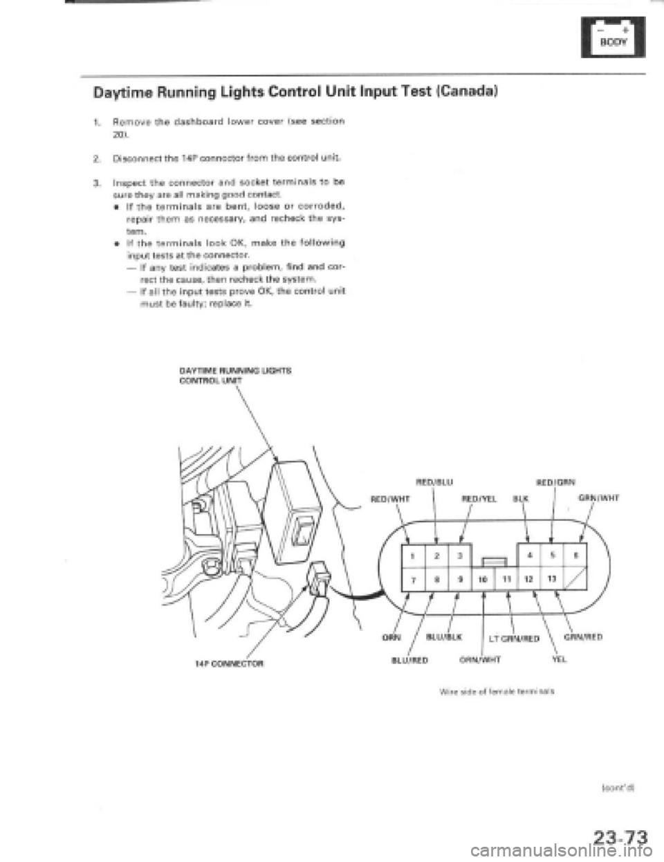 HONDA PRELUDE 1997  Service Repair Manual 