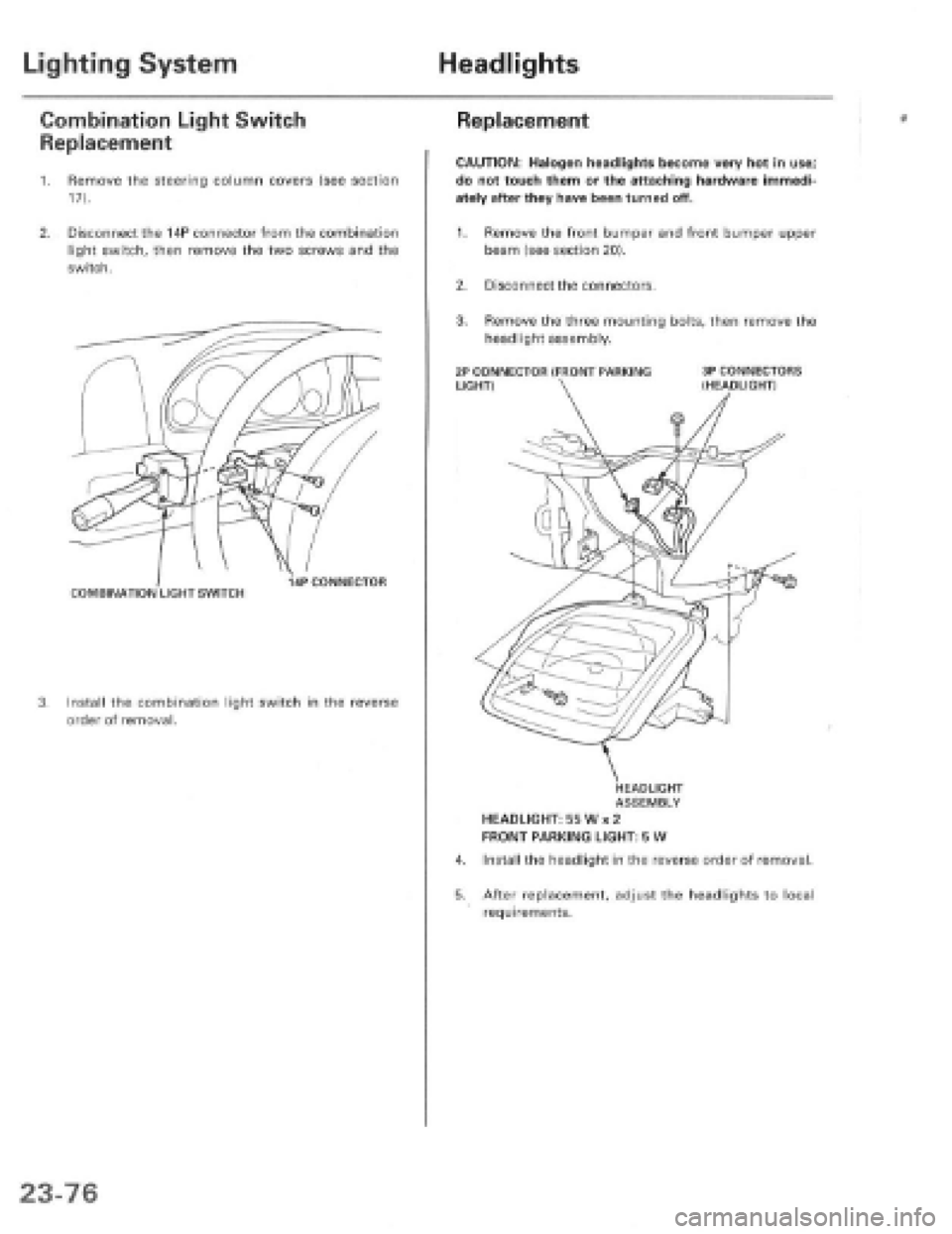 HONDA PRELUDE 1997  Service Repair Manual 