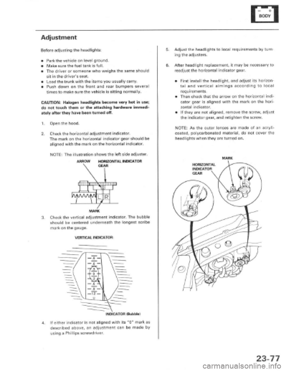 HONDA PRELUDE 1997  Service Repair Manual 
