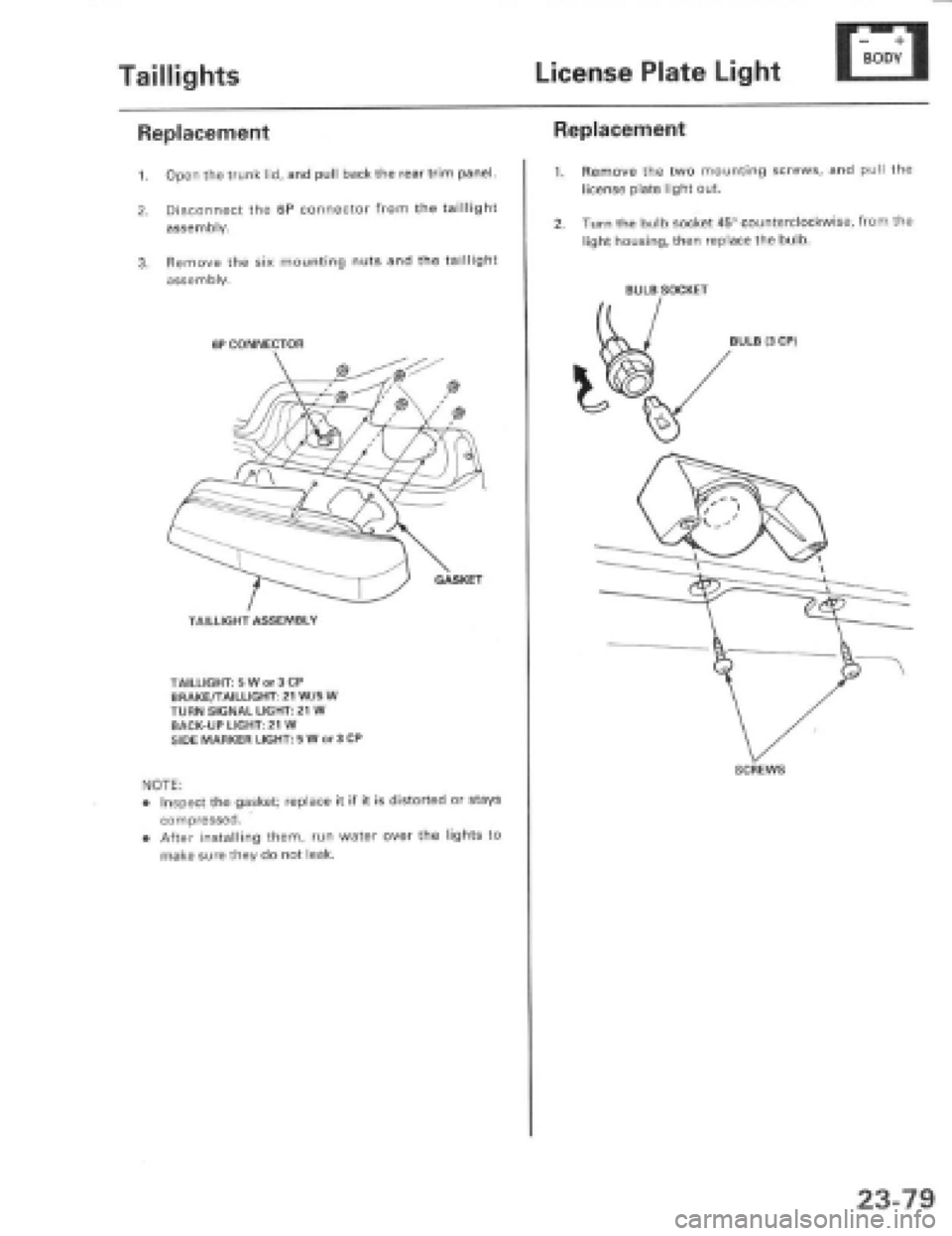 HONDA PRELUDE 1997  Service Repair Manual 
