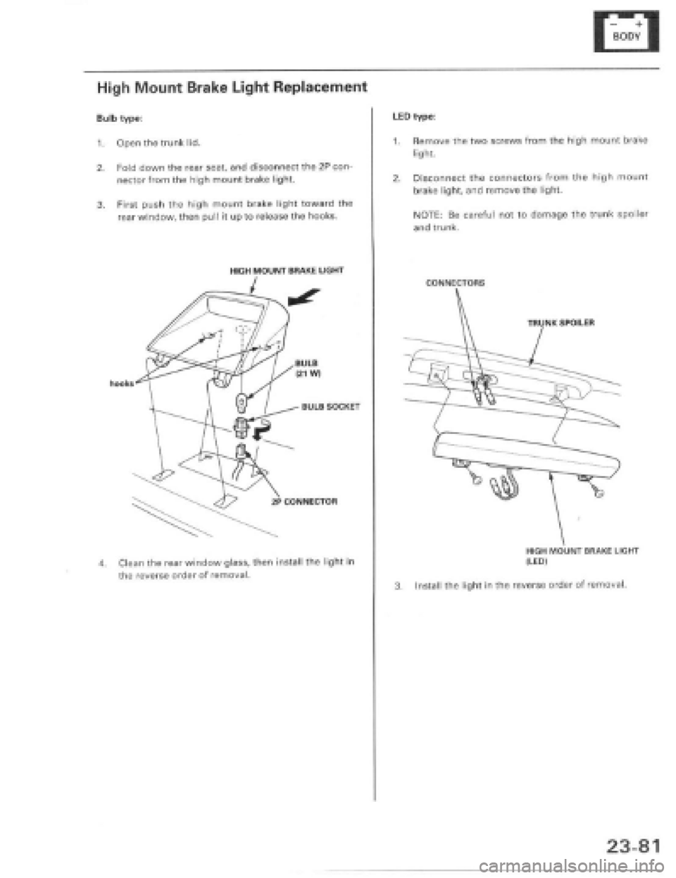 HONDA PRELUDE 1997  Service Repair Manual 