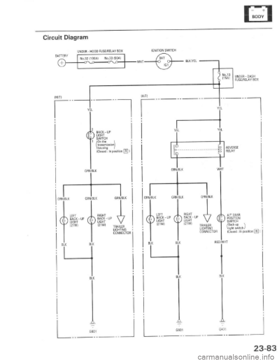 HONDA PRELUDE 1997  Service Repair Manual 