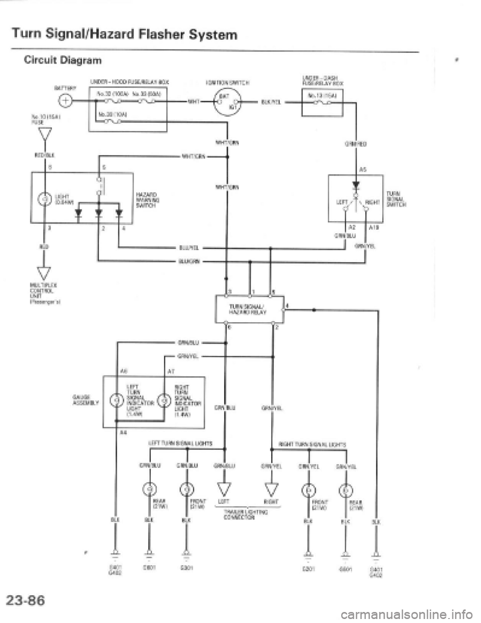 HONDA PRELUDE 1997  Service Repair Manual 