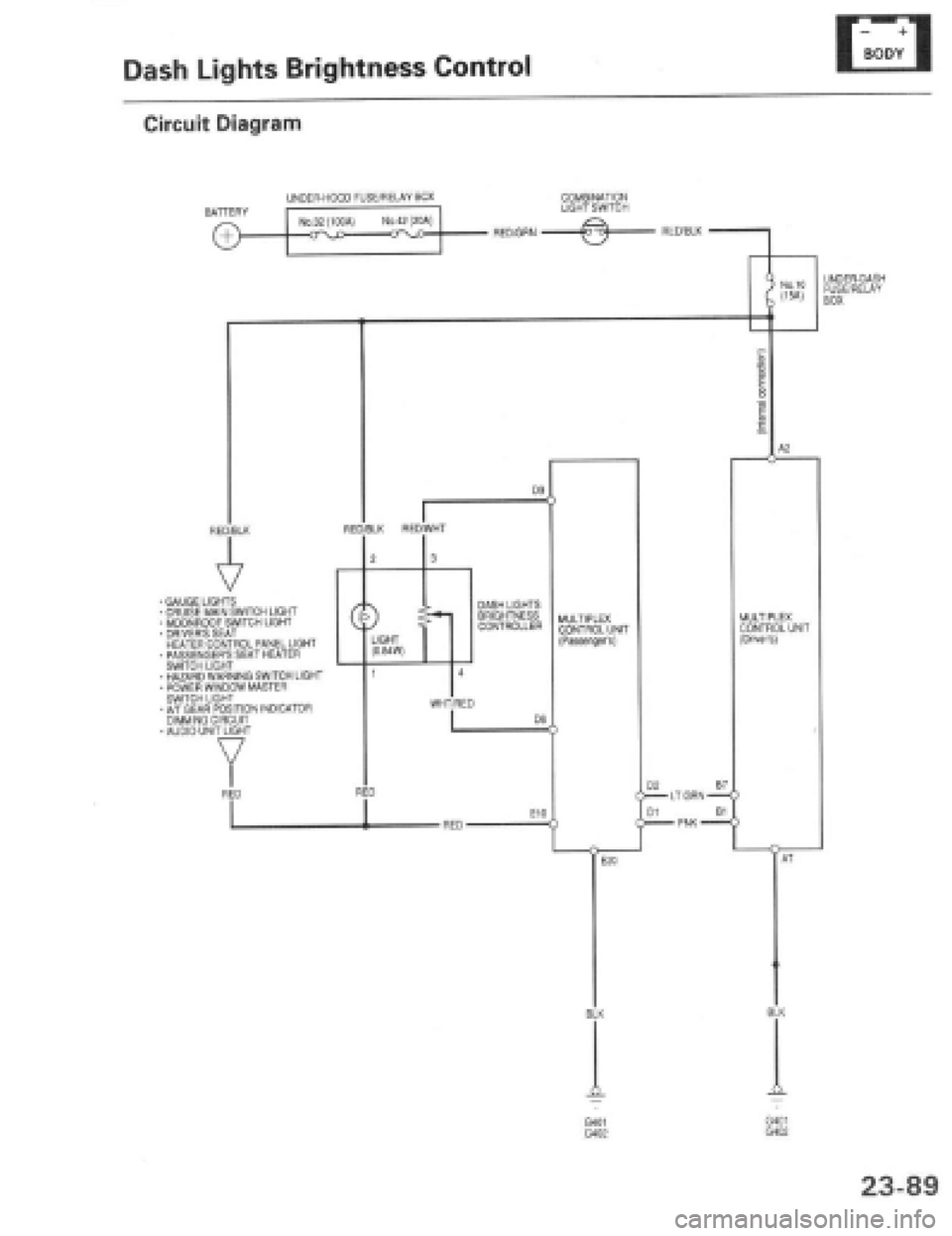 HONDA PRELUDE 1997  Service Repair Manual 