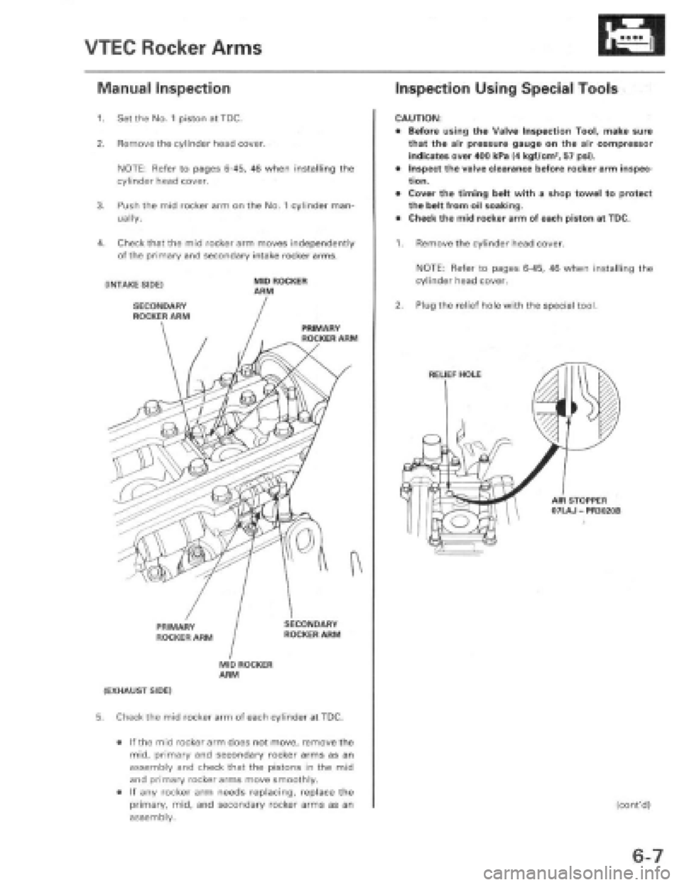 HONDA PRELUDE 1997  Service Repair Manual 