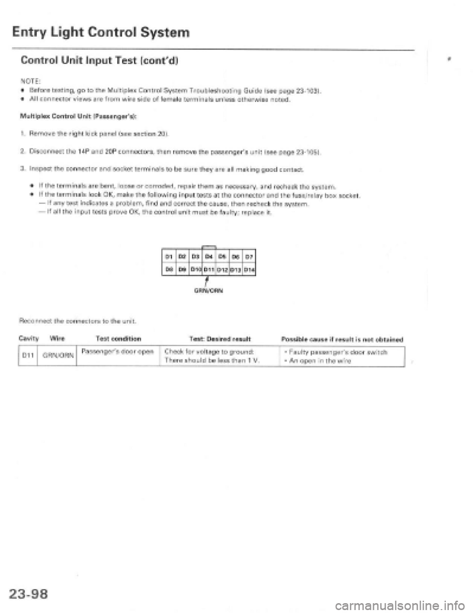 HONDA PRELUDE 1997  Service Repair Manual 