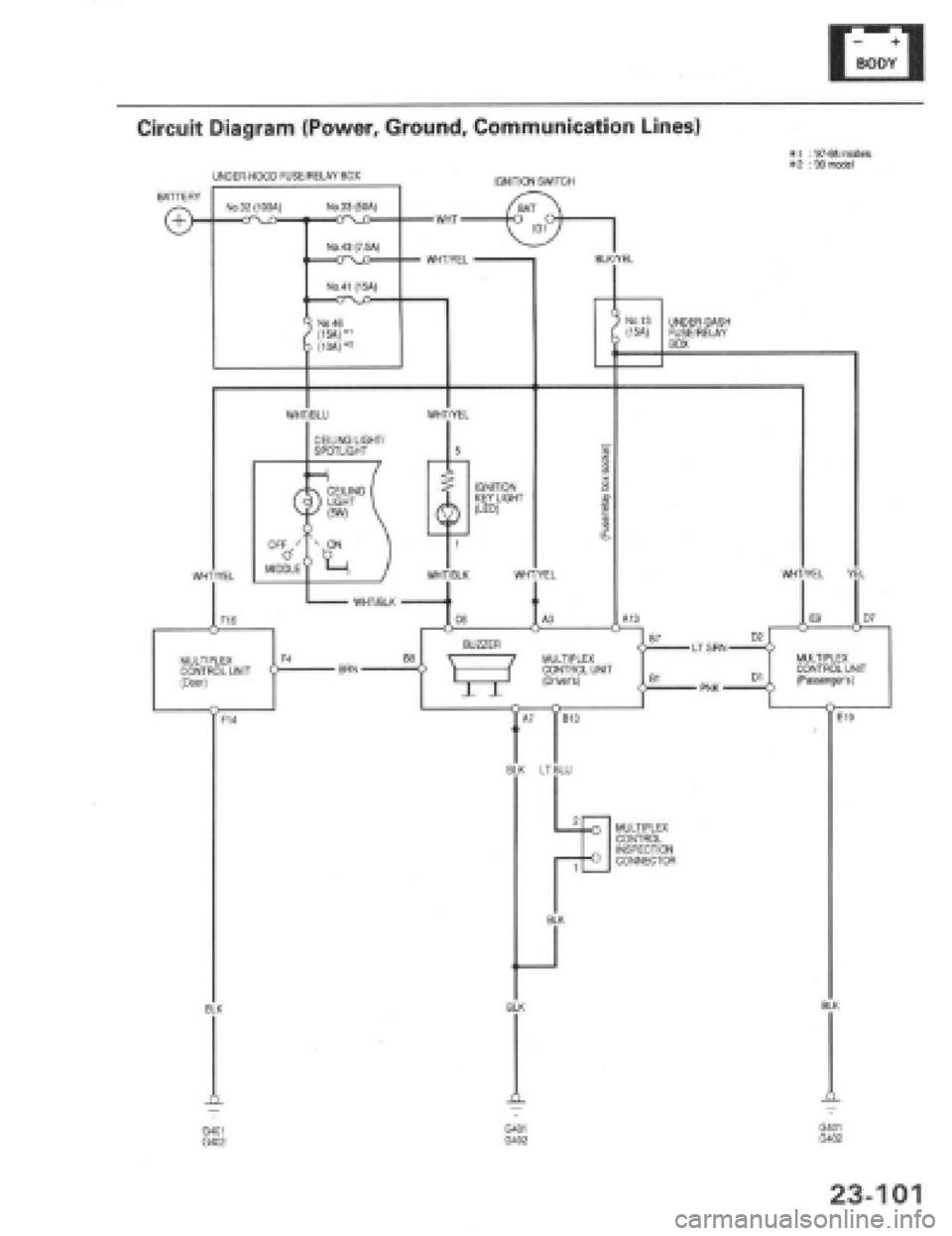 HONDA PRELUDE 1997  Service Repair Manual 