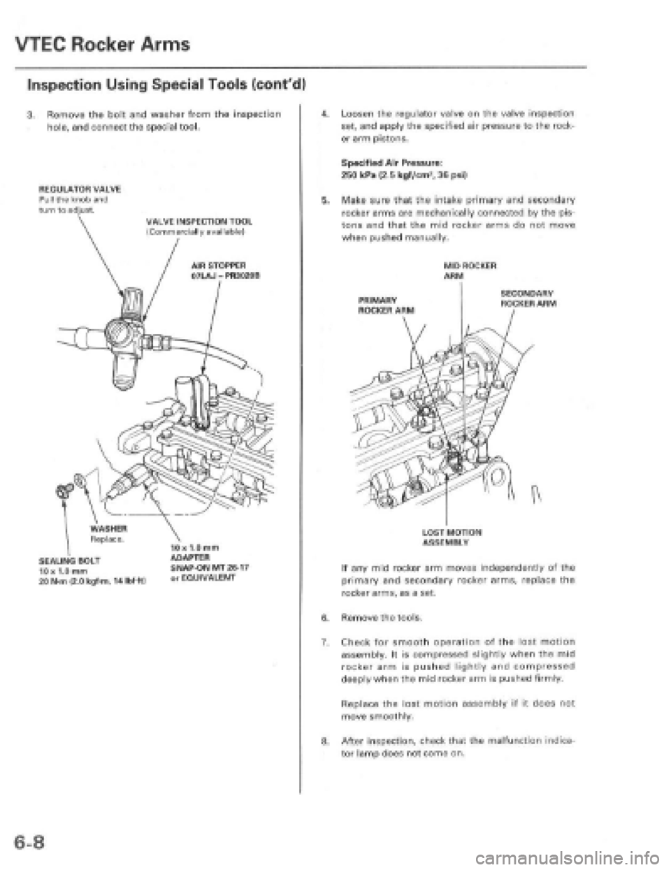 HONDA PRELUDE 1997  Service Repair Manual 