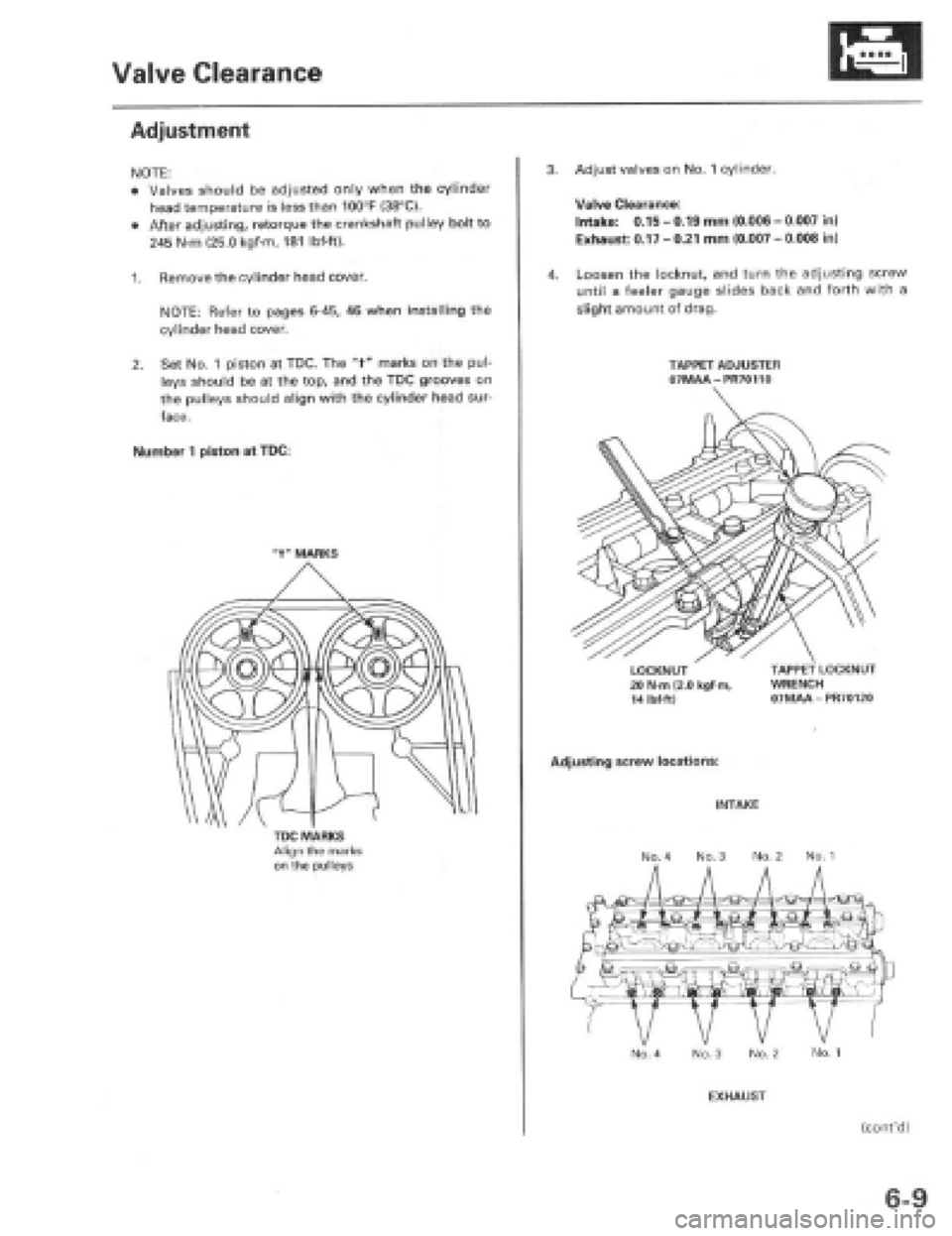 HONDA PRELUDE 1997  Service Repair Manual 