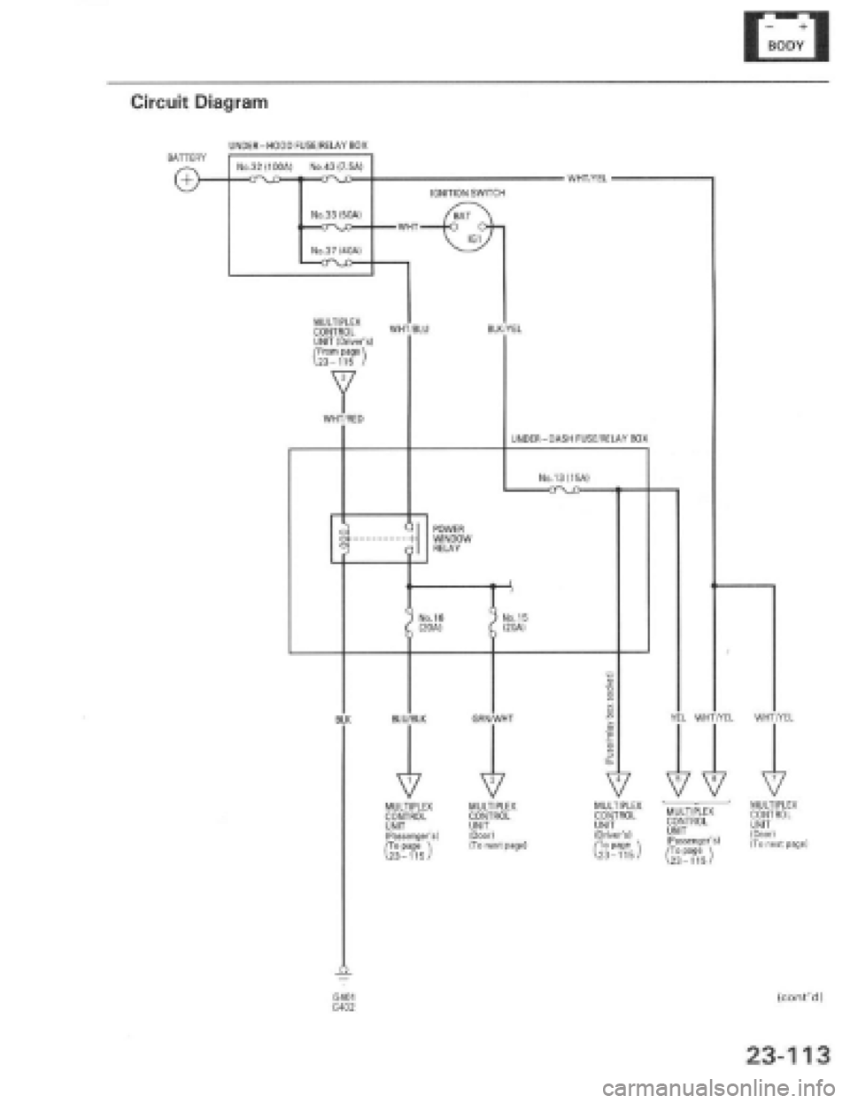 HONDA PRELUDE 1997  Service Repair Manual 