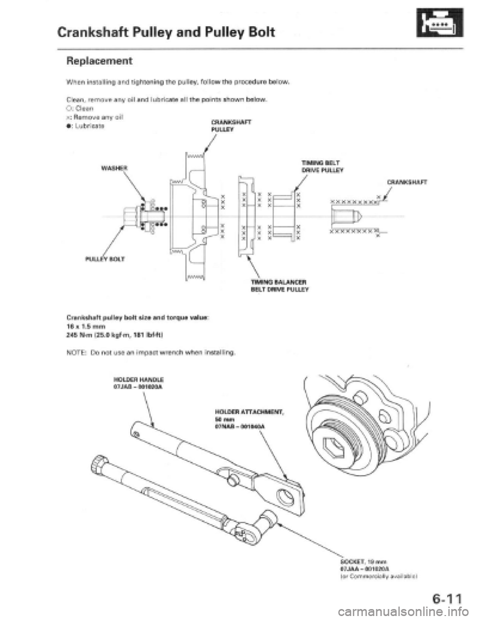 HONDA PRELUDE 1997  Service Repair Manual 