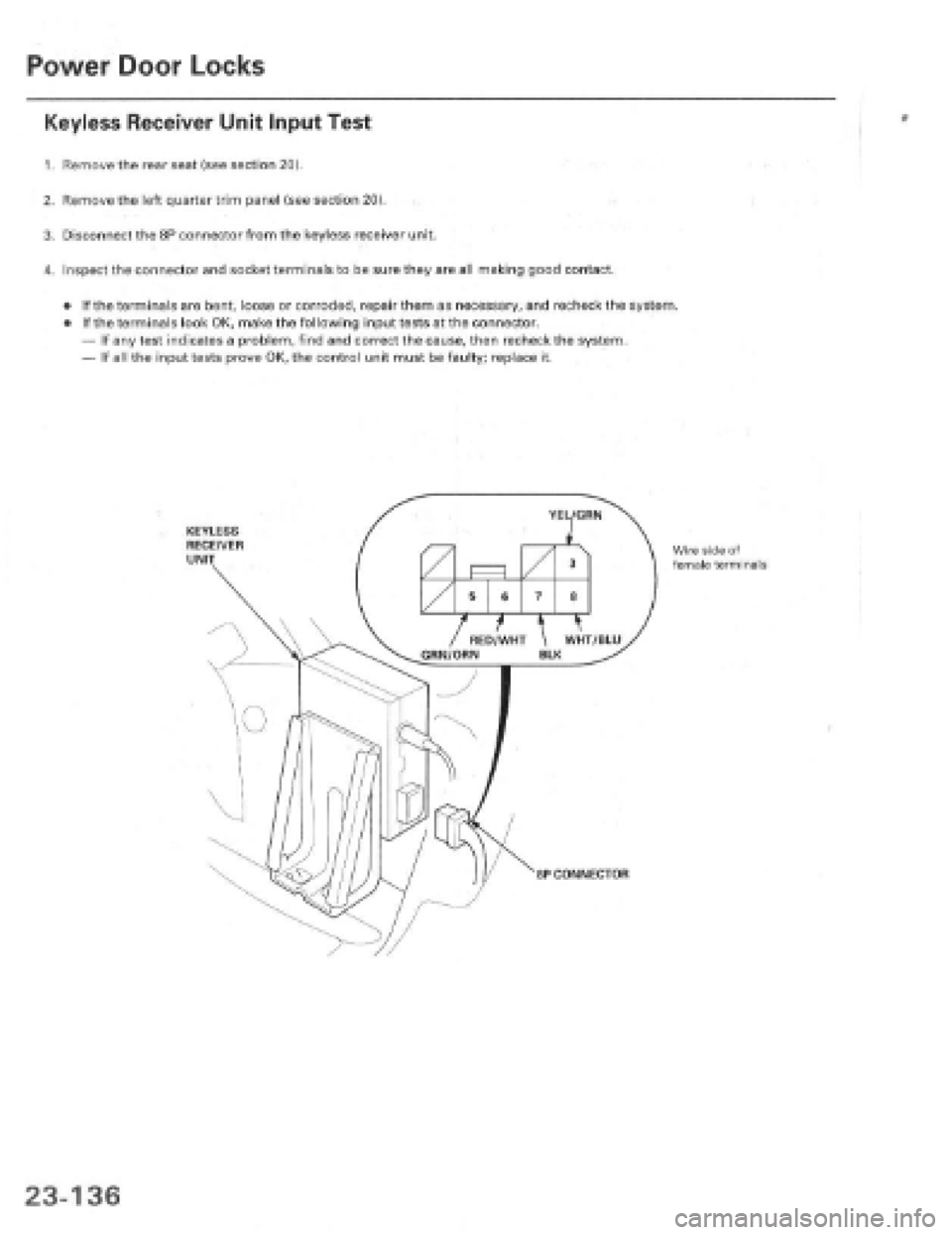 HONDA PRELUDE 1997  Service Repair Manual 