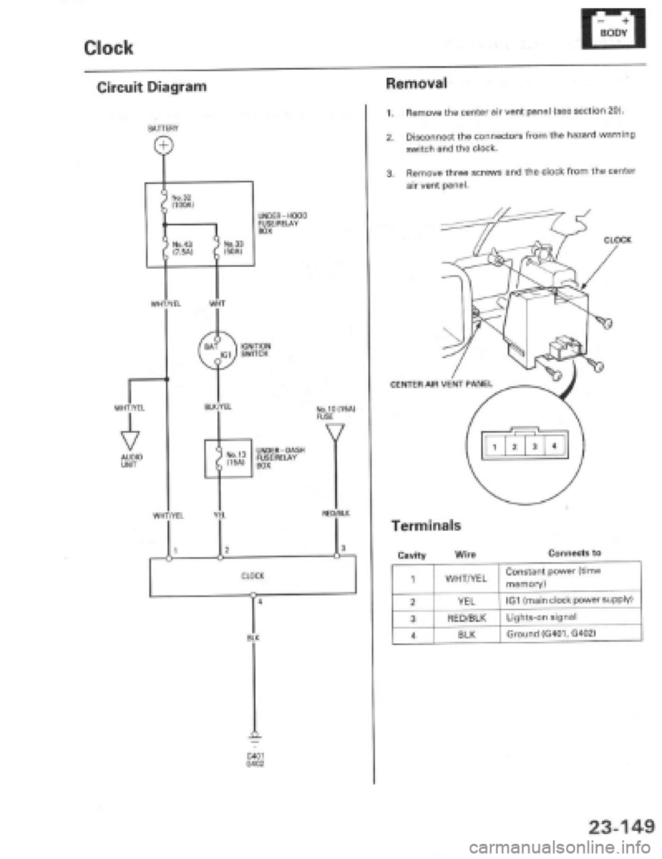 HONDA PRELUDE 1997  Service Repair Manual 