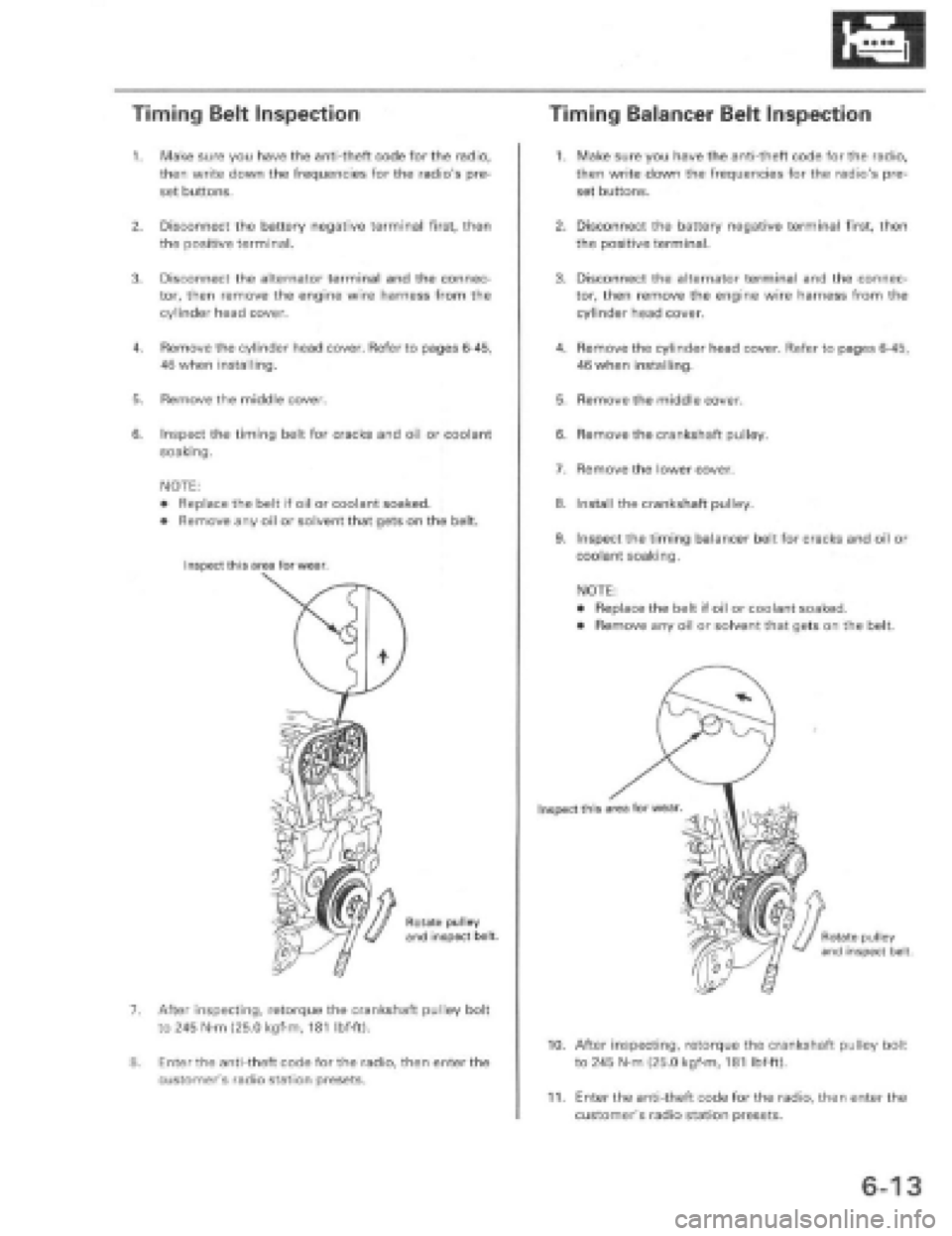 HONDA PRELUDE 1997  Service Repair Manual 