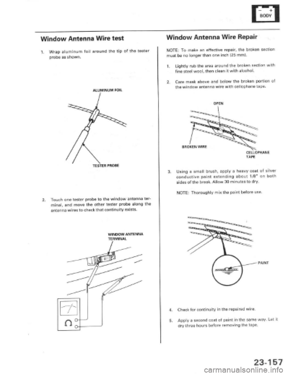 HONDA PRELUDE 1997  Service Repair Manual 