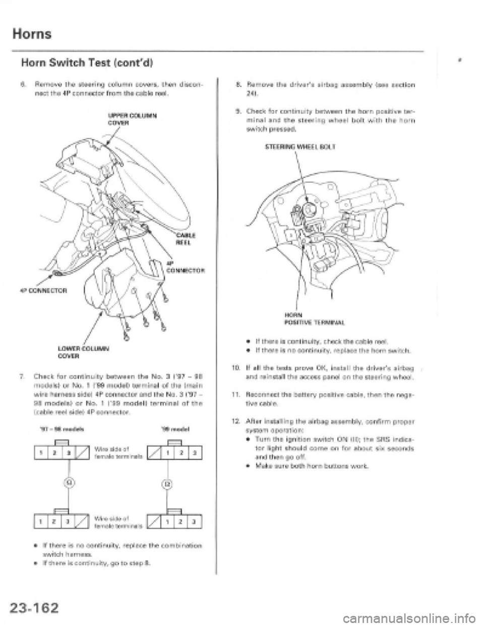 HONDA PRELUDE 1997  Service Repair Manual 