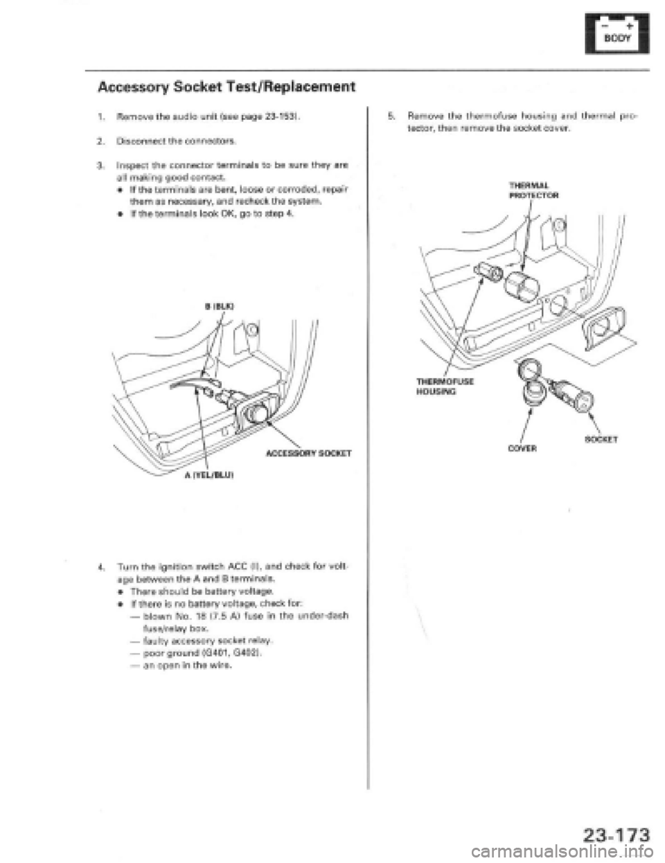 HONDA PRELUDE 1997  Service Repair Manual 