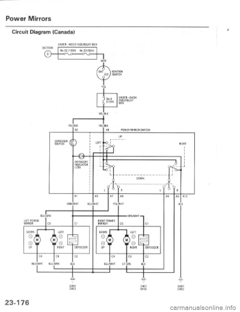 HONDA PRELUDE 1997  Service Repair Manual 