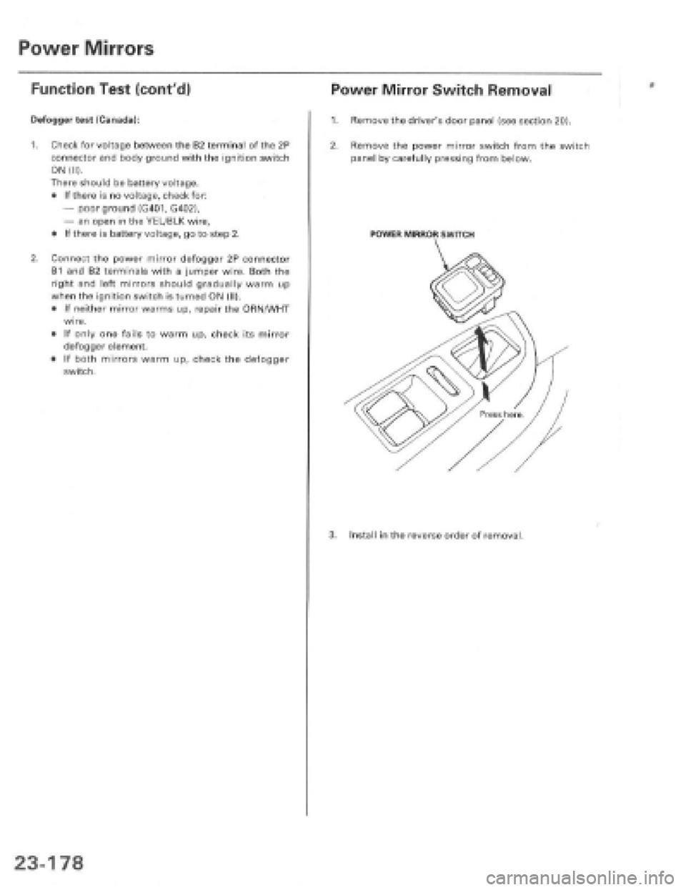 HONDA PRELUDE 1997  Service Repair Manual 
