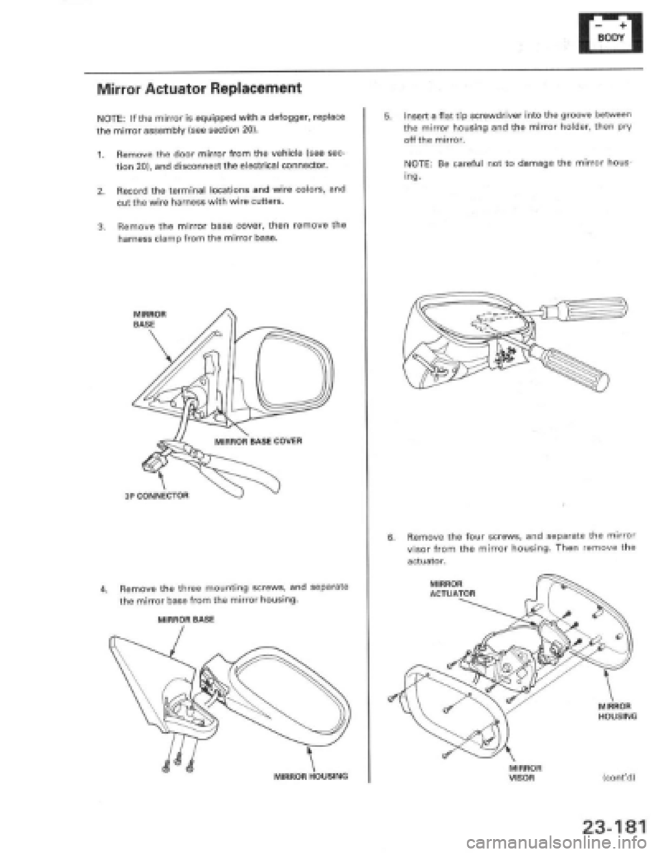 HONDA PRELUDE 1997  Service Repair Manual 