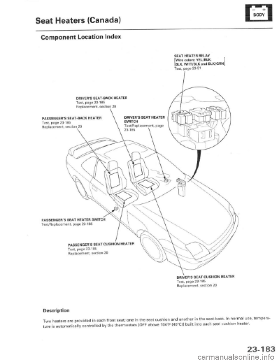 HONDA PRELUDE 1997  Service Repair Manual 