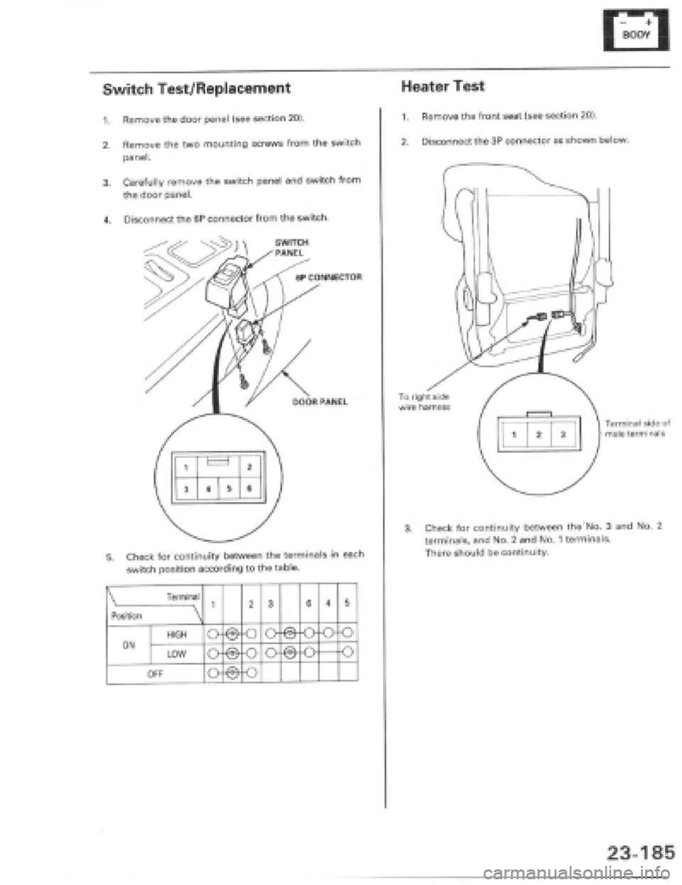 HONDA PRELUDE 1997  Service Repair Manual 