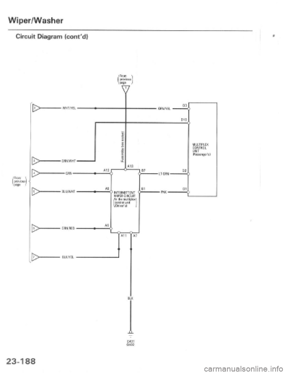 HONDA PRELUDE 1997  Service Repair Manual 