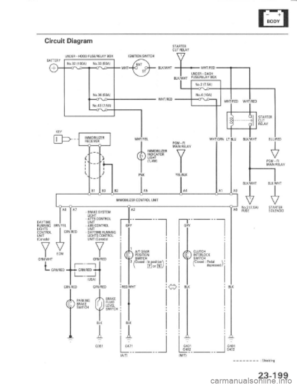 HONDA PRELUDE 1997  Service Repair Manual 