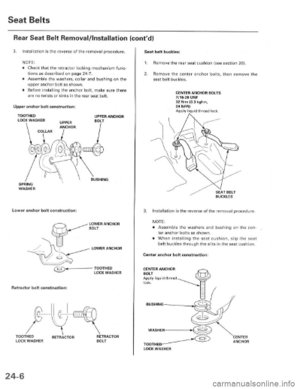 HONDA PRELUDE 1997  Service Repair Manual 