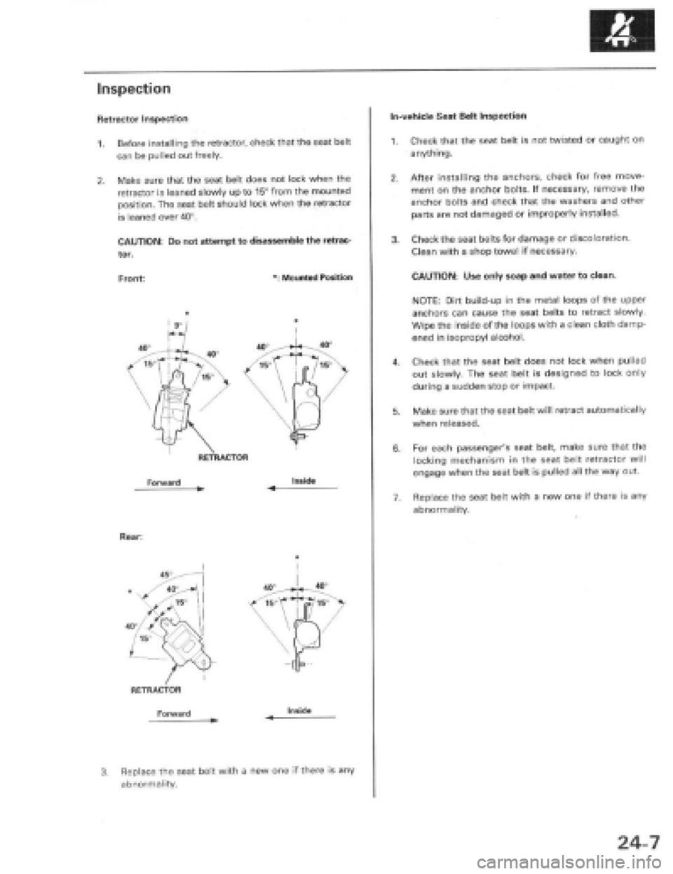 HONDA PRELUDE 1997  Service Repair Manual 