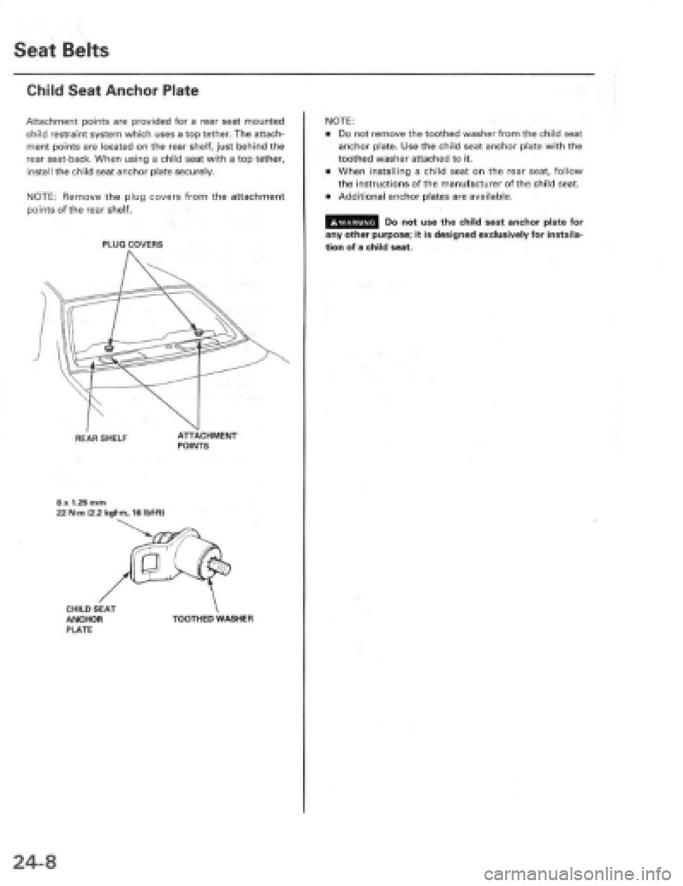 HONDA PRELUDE 1997  Service Repair Manual 