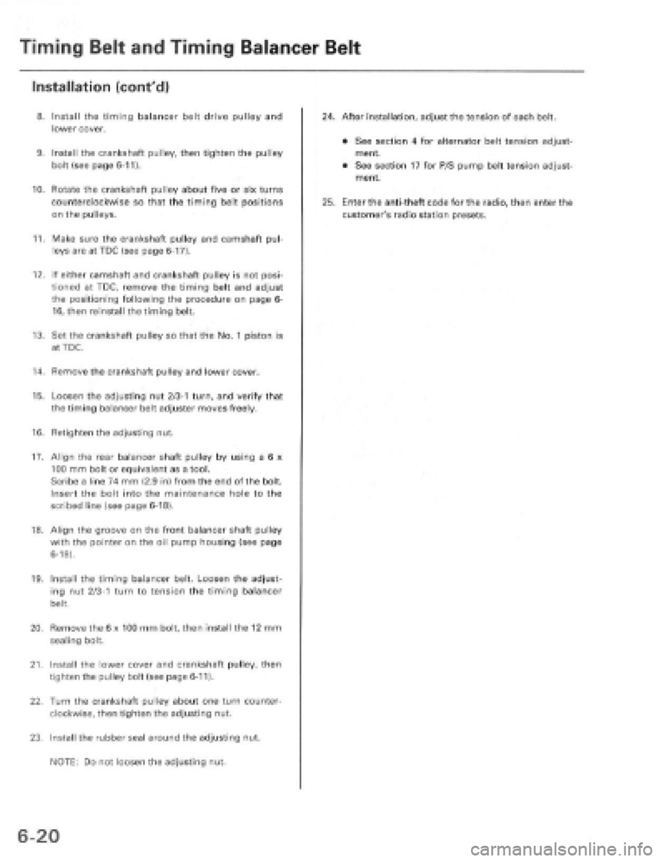 HONDA PRELUDE 1997  Service Repair Manual 
