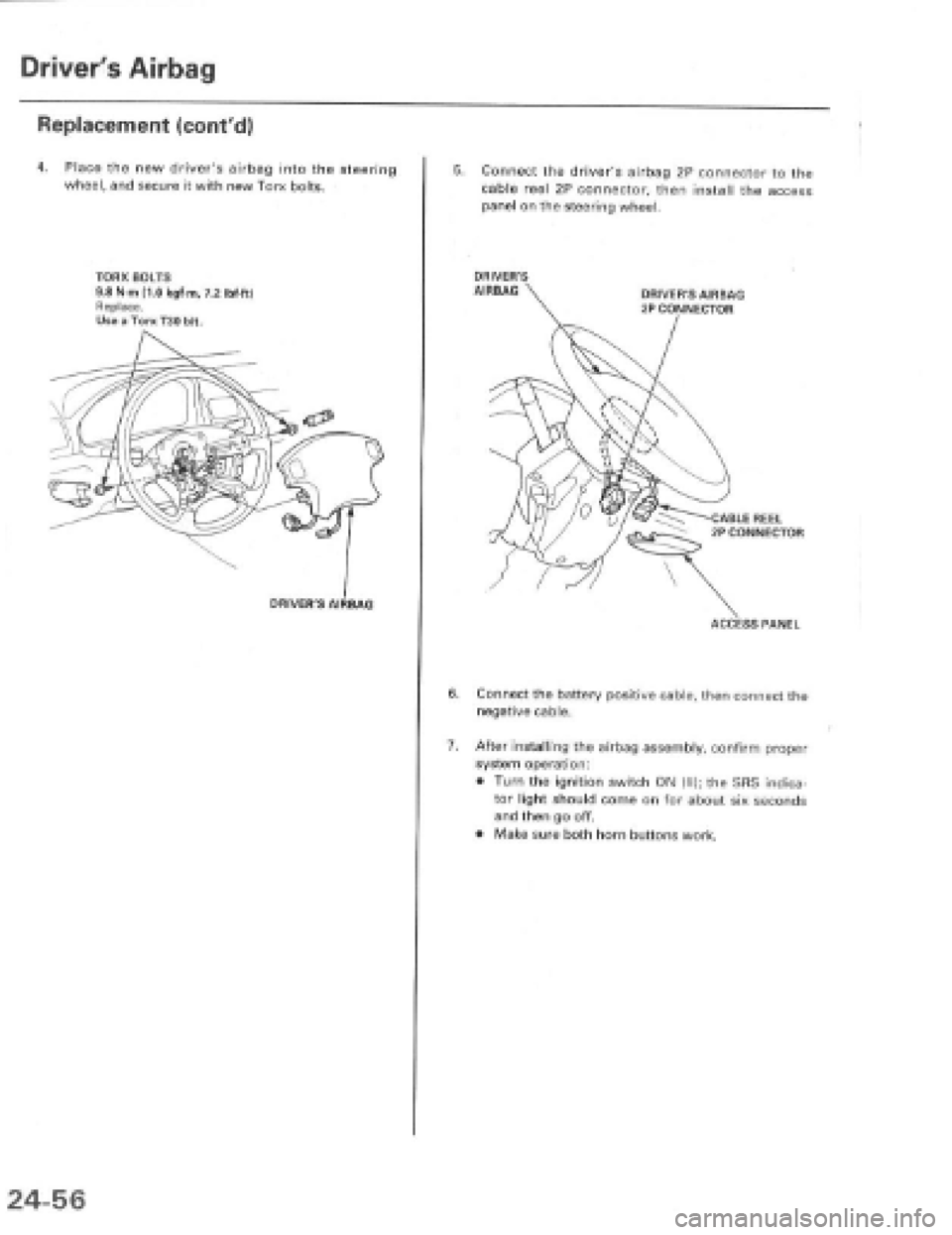 HONDA PRELUDE 1997  Service Repair Manual 