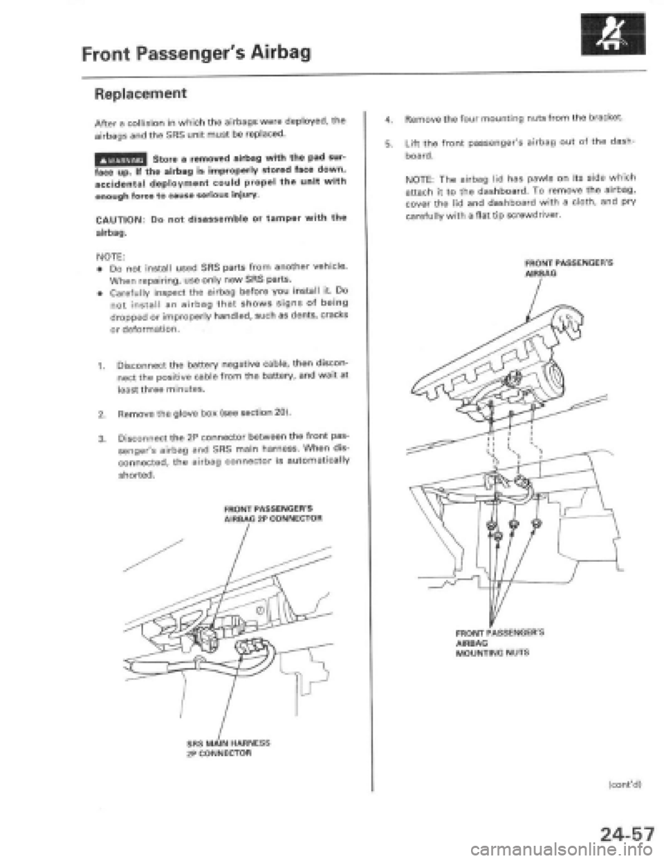 HONDA PRELUDE 1997  Service Repair Manual 