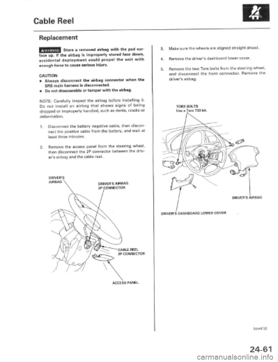 HONDA PRELUDE 1997  Service Repair Manual 