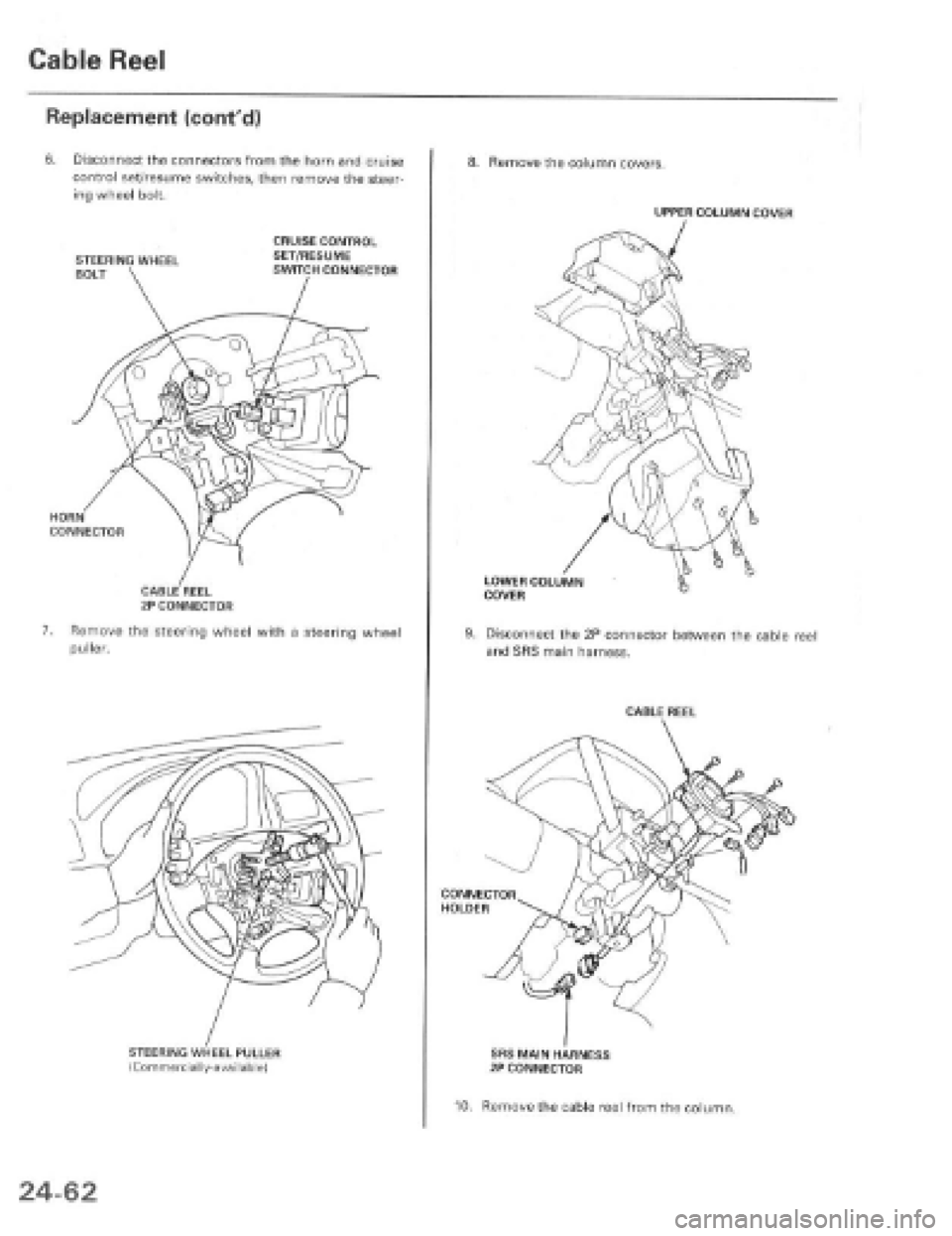 HONDA PRELUDE 1997  Service Repair Manual 