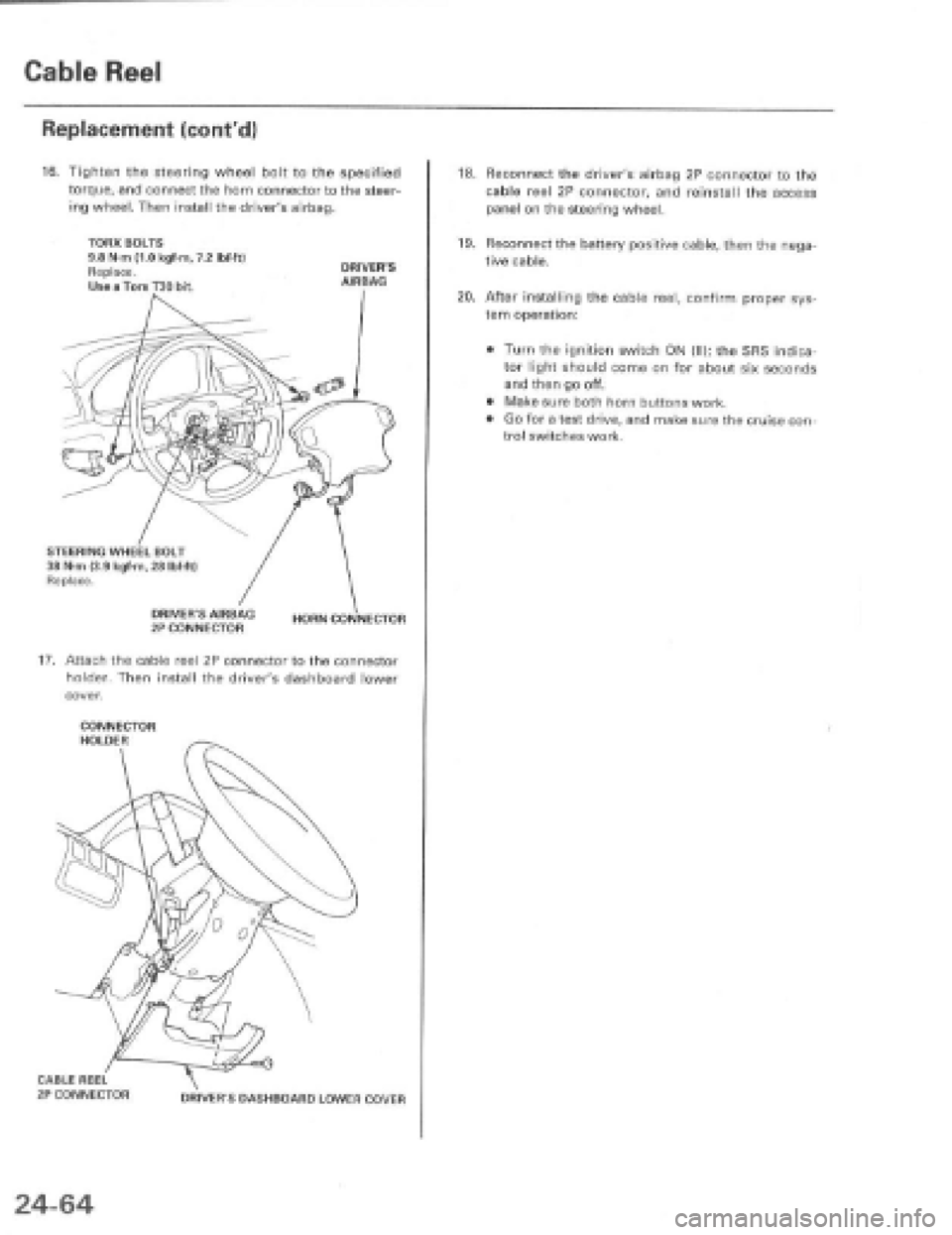 HONDA PRELUDE 1997  Service Repair Manual 