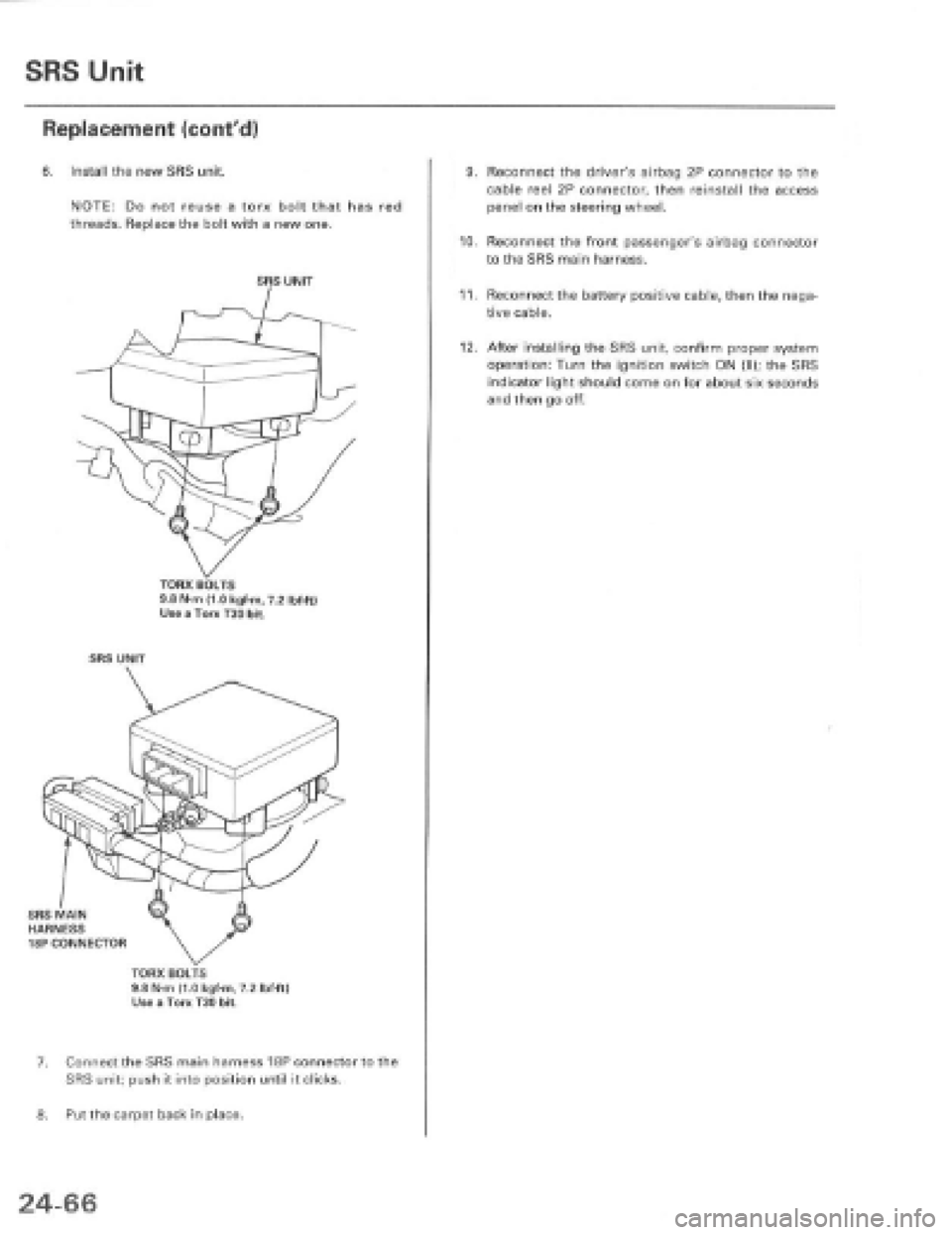 HONDA PRELUDE 1997  Service Repair Manual 