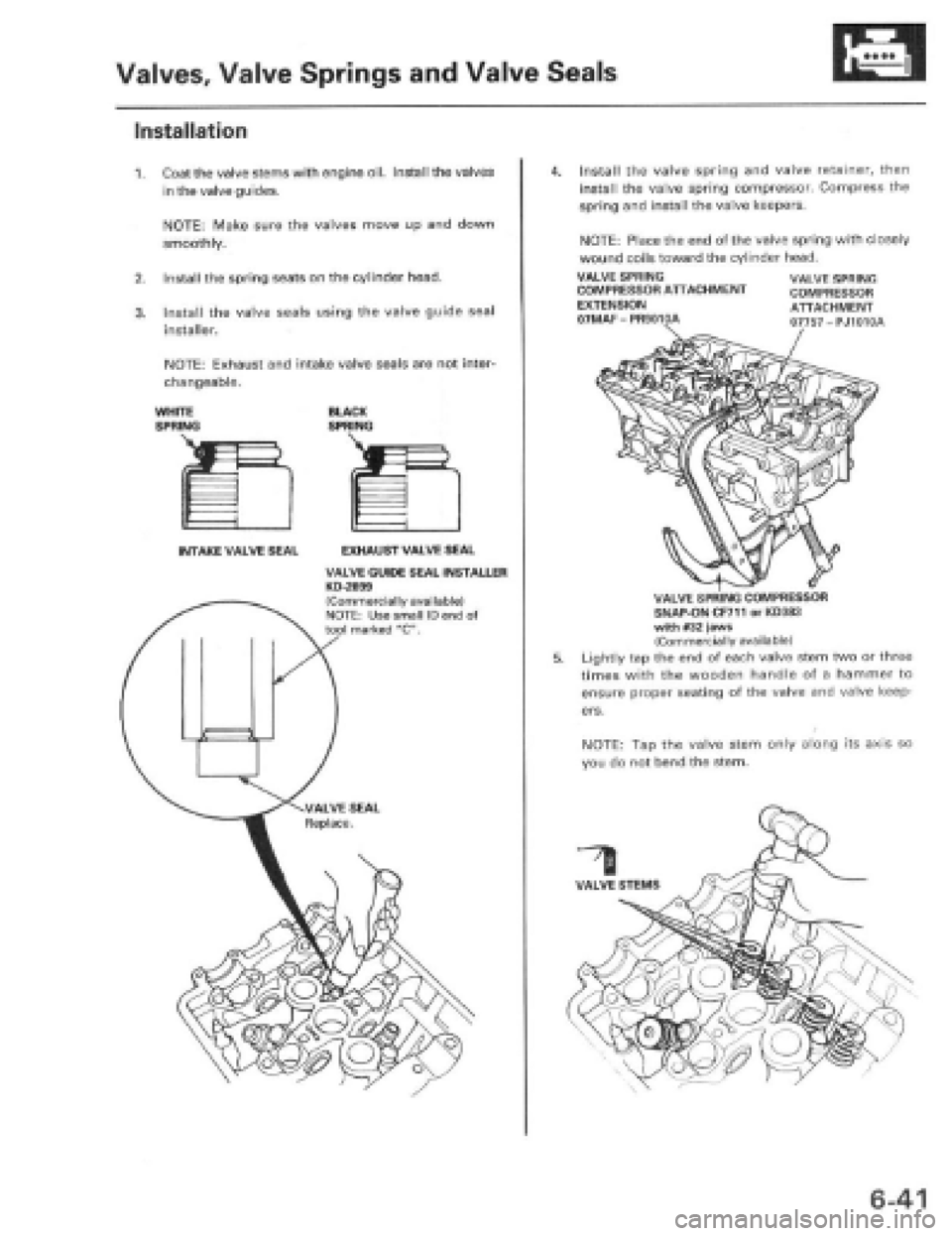 HONDA PRELUDE 1997  Service Repair Manual 