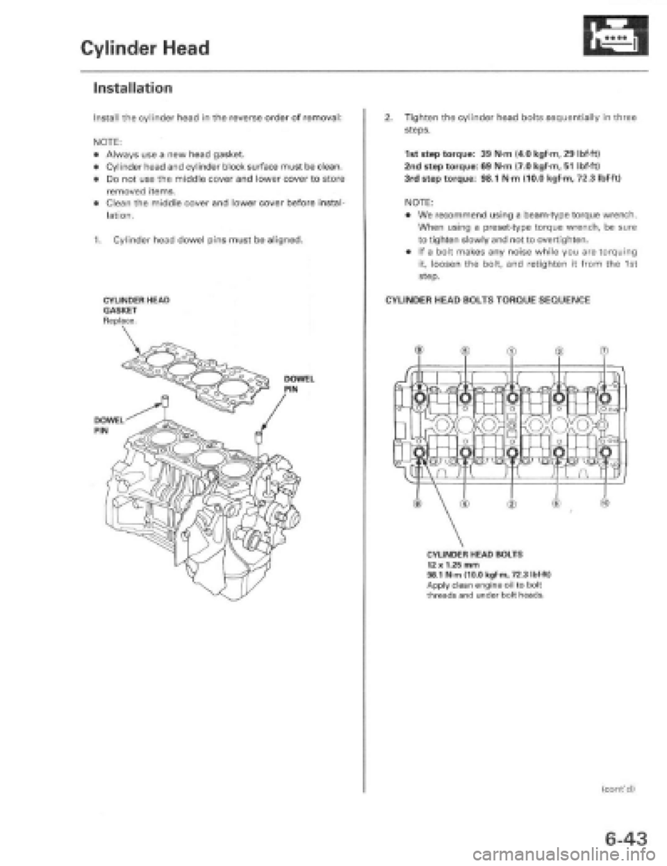 HONDA PRELUDE 1997  Service Repair Manual 