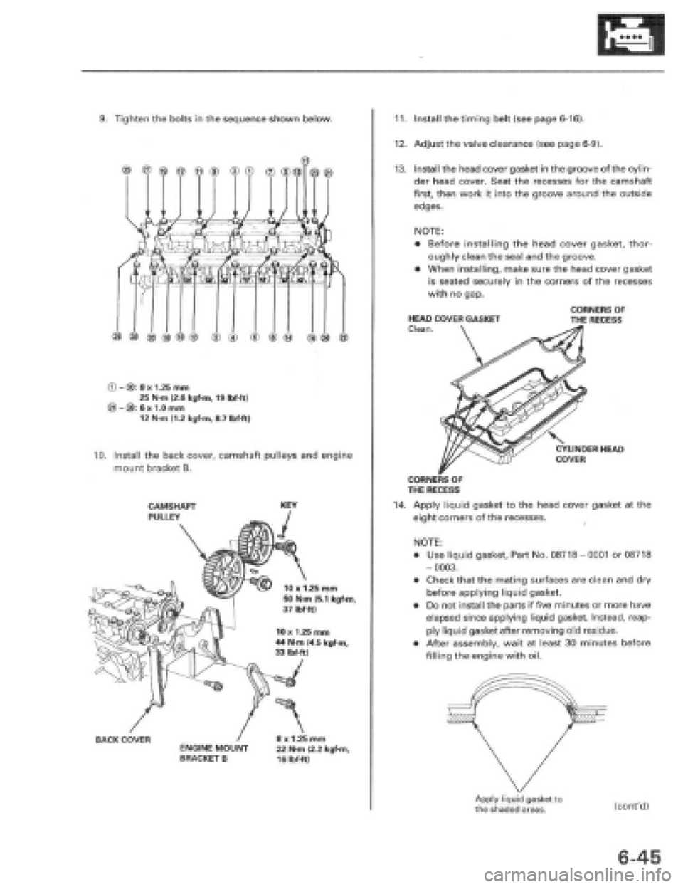 HONDA PRELUDE 1997  Service Repair Manual 