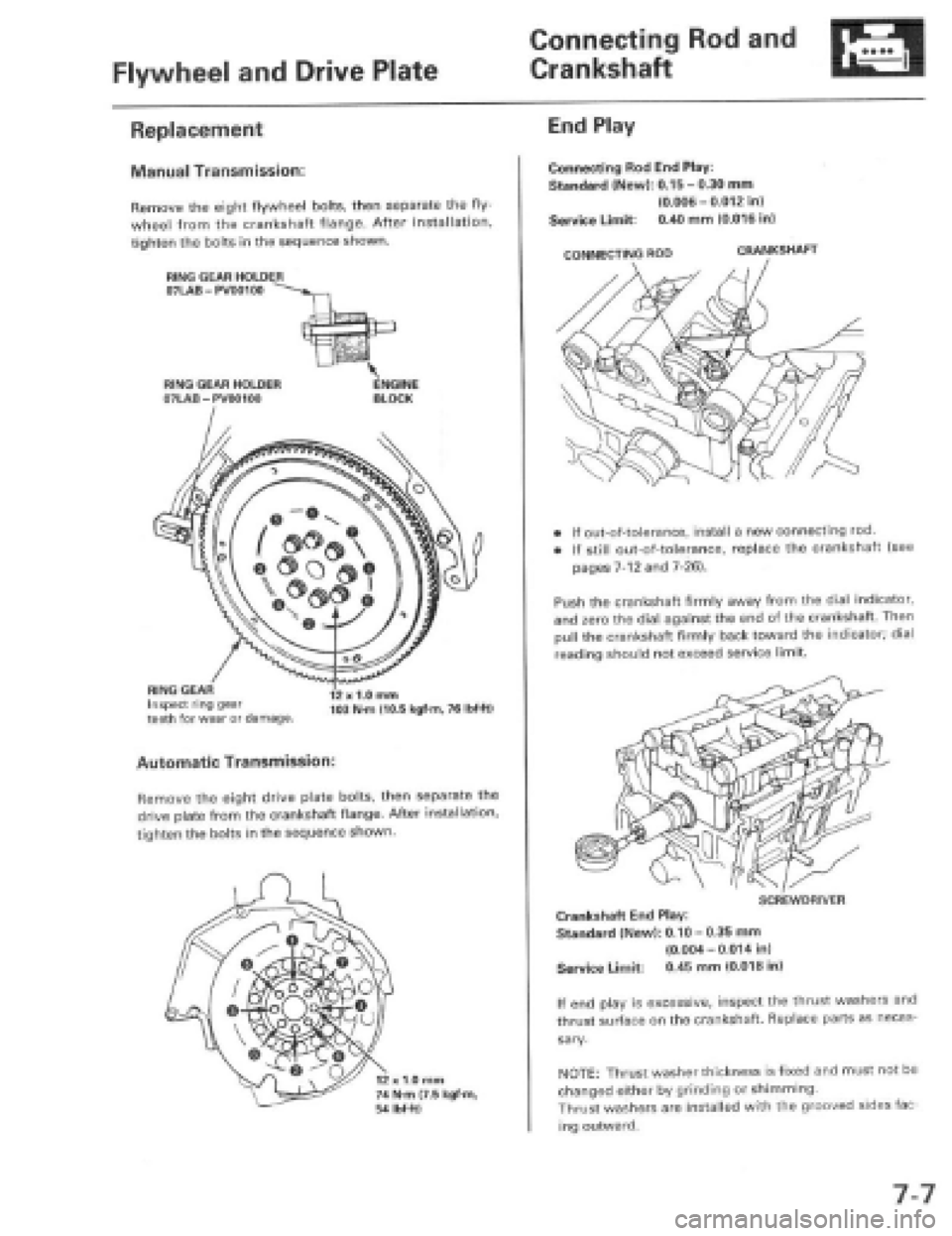 HONDA PRELUDE 1997  Service Repair Manual 